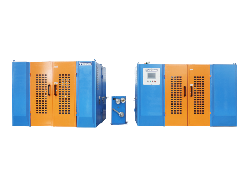 産業用イーサネットデータケーブル用二芯対応バックツイスト撚線機